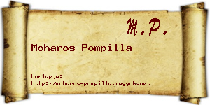 Moharos Pompilla névjegykártya